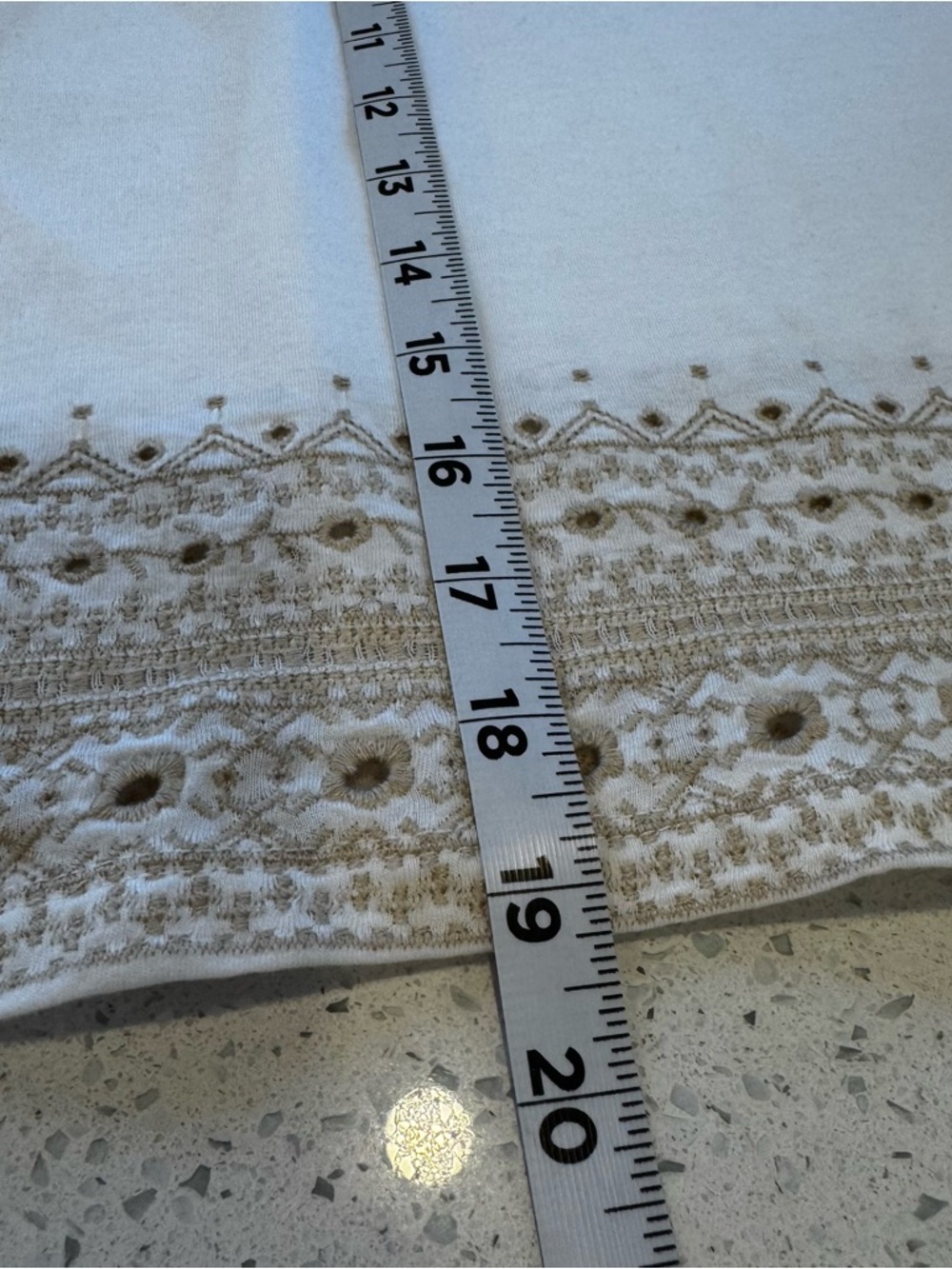 Spiritual Gangster Embroidered Hem Cropped Tank Top White Boho Festival Large - Picture 7 of 10